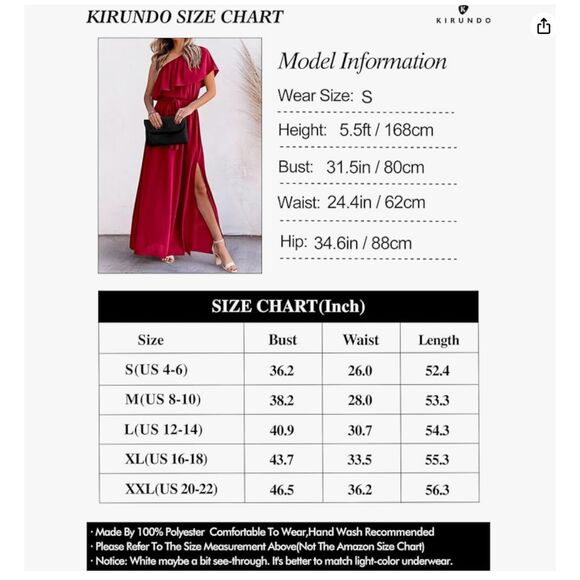 Kirundo Pink Maxi Dress Ruffle One Shoulder High Waist Split Small NWT - Picture 14 of 16